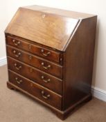 Georgian mahogany bureau,