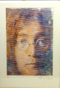 Martin Decent (British Contemporary): 'Icon J L' - John Lennon,