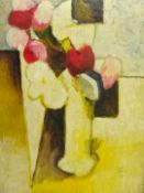 Colin Jellicoe (1942-2018): Still Life of Flowers in a Vase, oil on board signed and dated 1966,