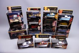 Corgi - eighteen die-cast models in The Definitive Bond Collection including cars from Diamonds Are