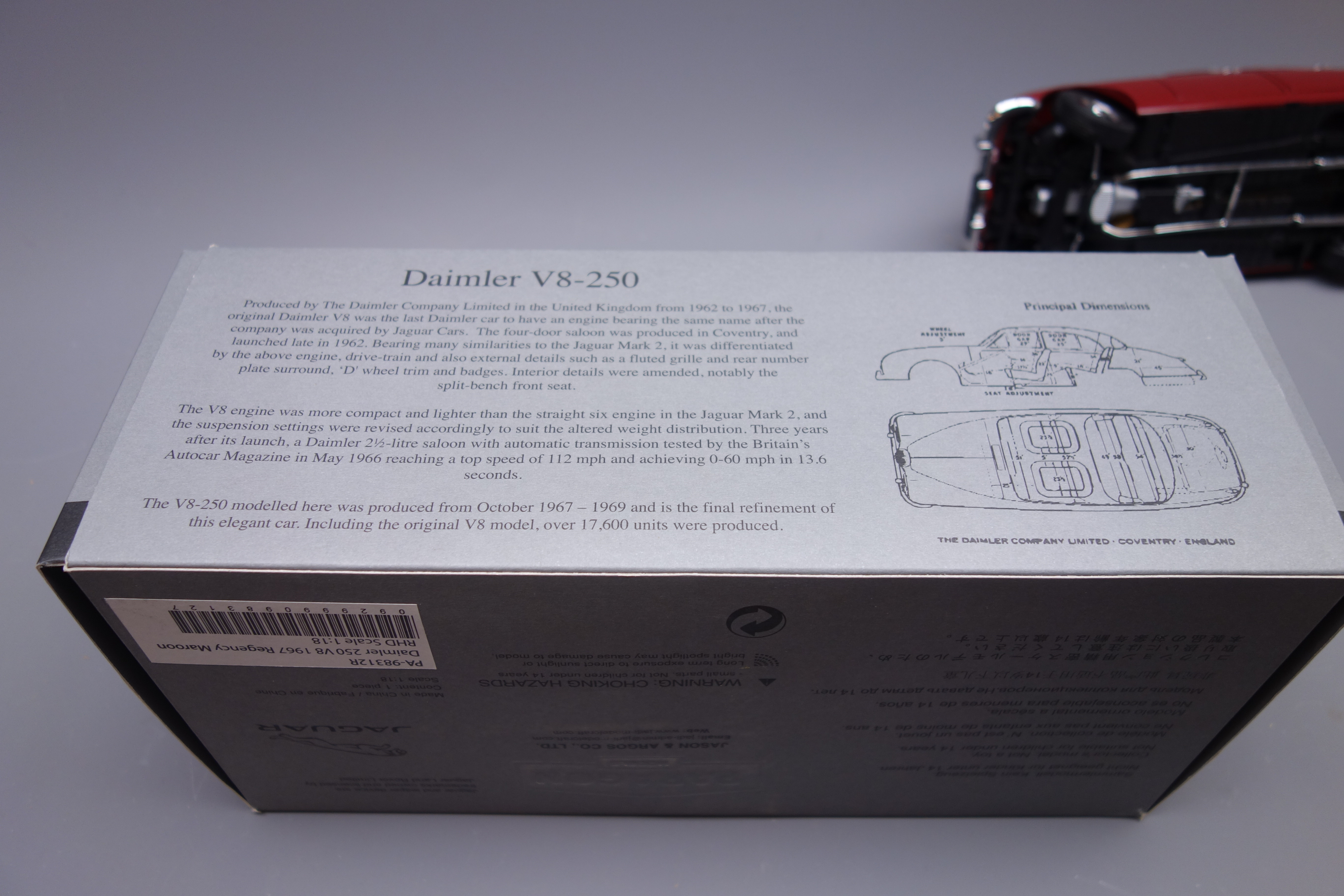 Paragon limited edition 1:18 scale die-cast model of a 1967 Daimler V8-250, No. - Image 9 of 10