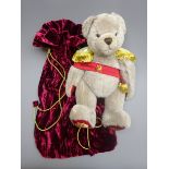 Hermann limited edition teddy bear designed by Sarah Faberge No.