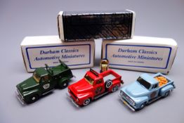 Durham Classics - two Automotive Miniatures models comprising 1953 Ford Wurlitzer Pick-Up with Juke