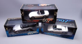 Three Autoart James Bond Collection 1:18 scale die-cast model cars - Toyota 2000GT from You Only