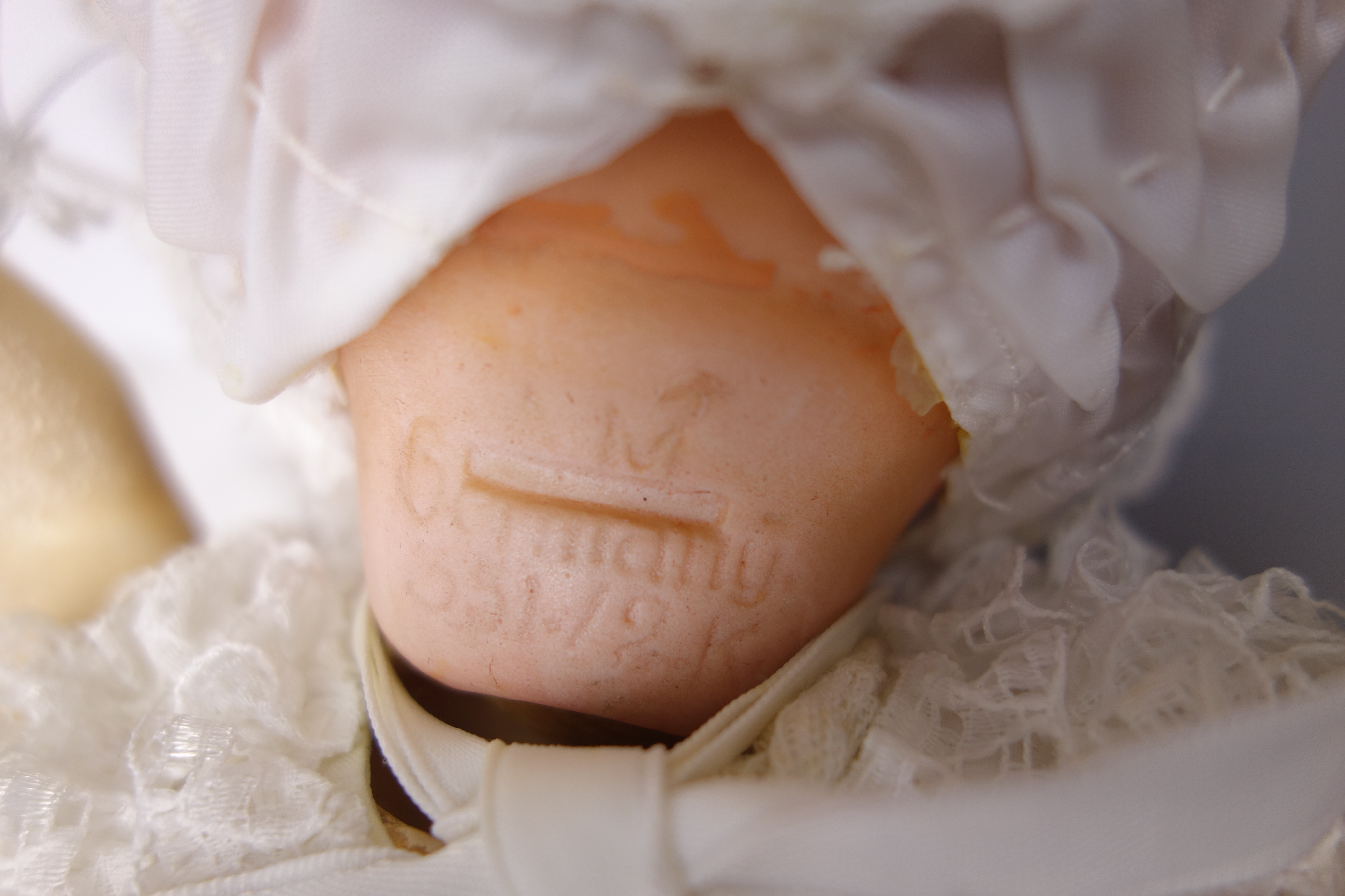Three Armand Marseille 'My Dream Baby' bisque head dolls, each with moulded hair, sleeping eyes, - Image 2 of 4