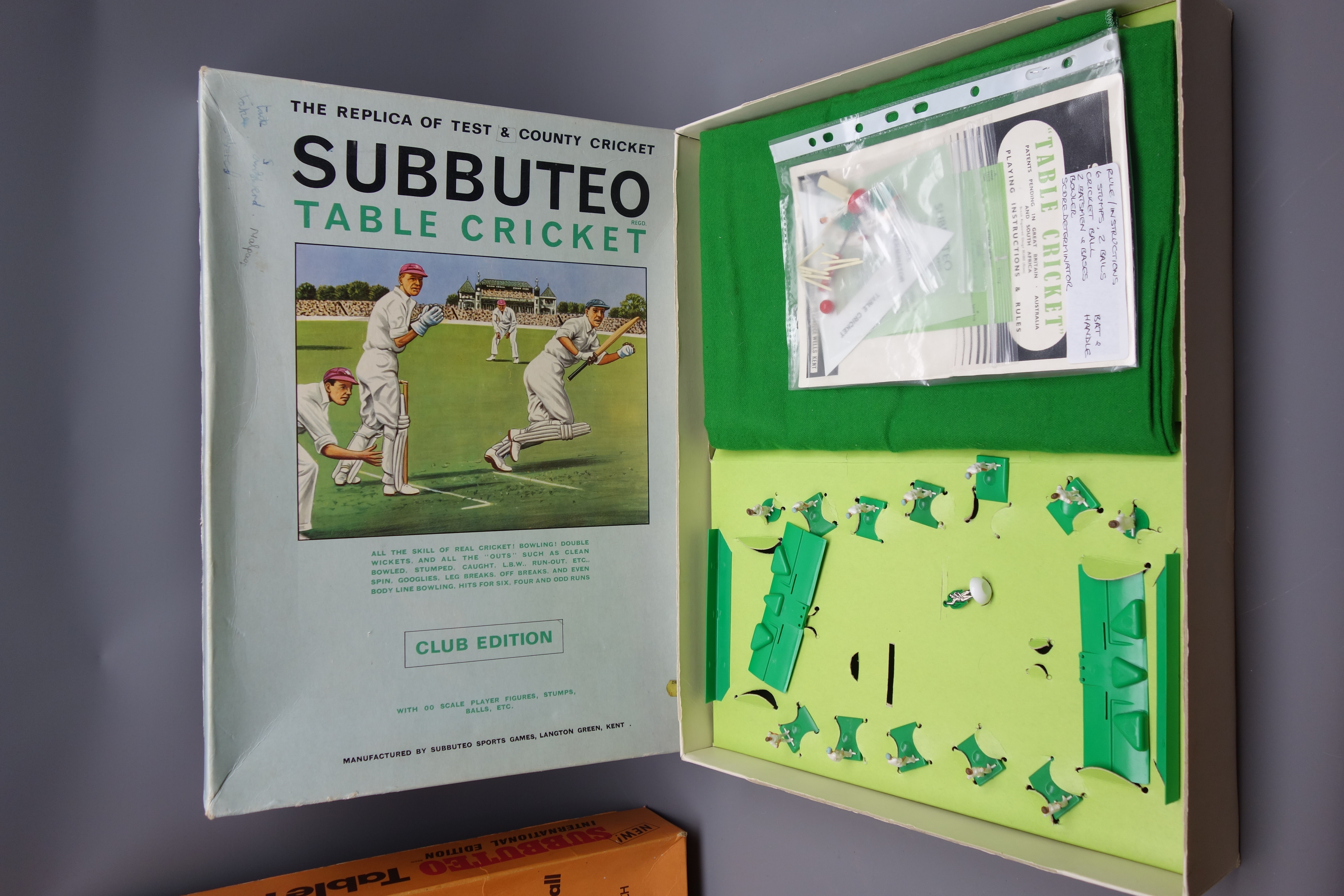 Three Subbuteo sets comprising Table Cricket, Table Soccer and Table Rugby, - Image 3 of 4