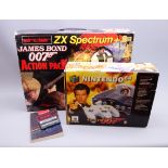 Two James Bond related computer games consoles - Nintendo 64 Goldeneye and Sinclair ZX Spectrum+2