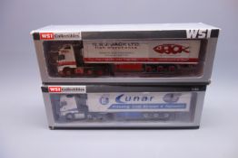 Two WSI Collectibles limited edition Scottish Fishing Fleet lorries - Lunar Transport No.