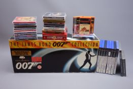 James Bond - boxed set of seventeen VHS video tapes Dr.