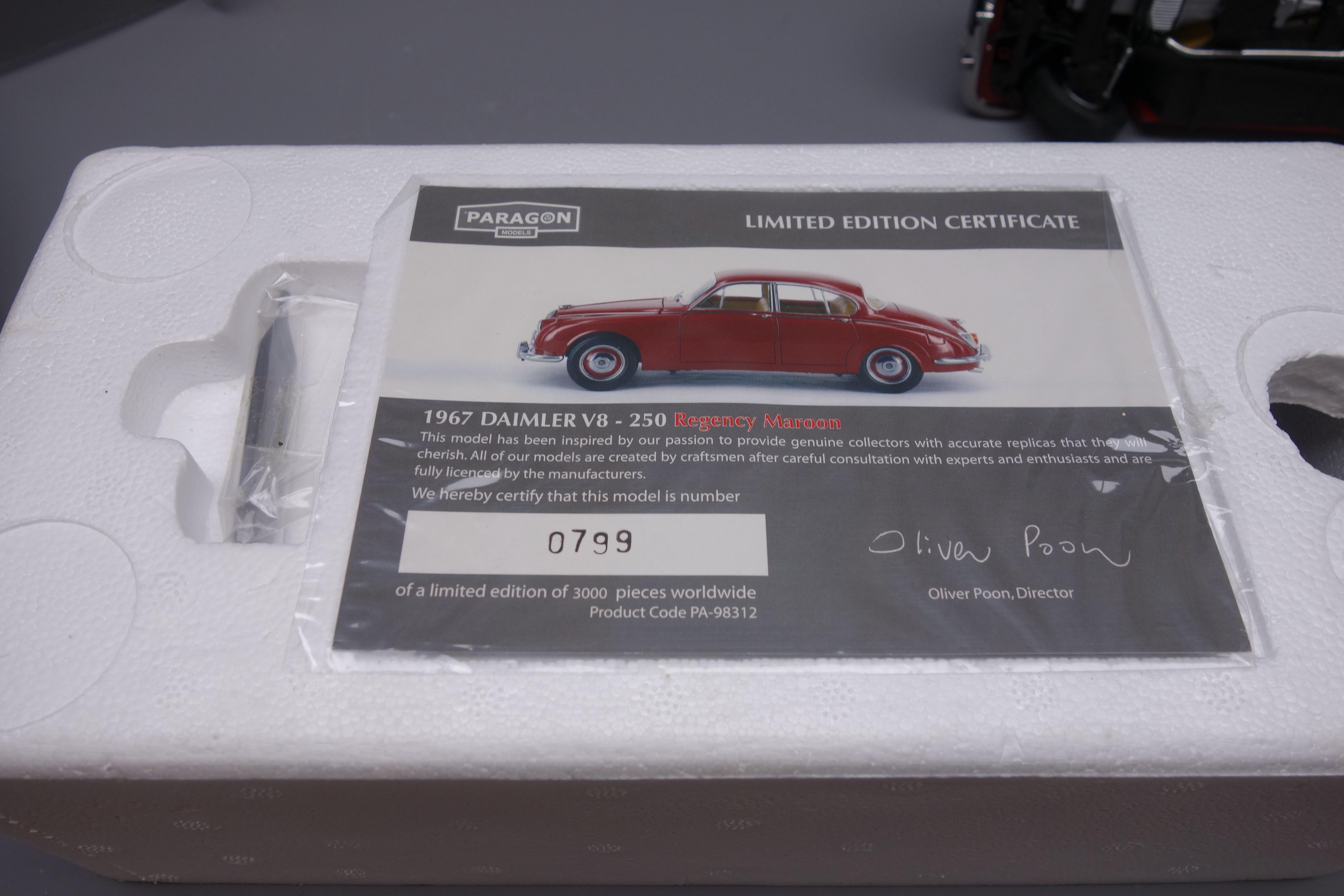 Paragon limited edition 1:18 scale die-cast model of a 1967 Daimler V8-250, No. - Image 10 of 10