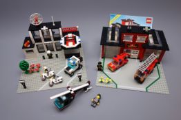 Lego - Set 6382 Fire Station (from Classic Town) 1981.