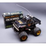 Midnight Pumpkin Radio Controlled pick-up truck L39cm with boxed Acoms AP227 radio transmitter and