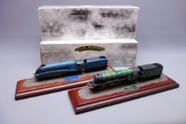 Hornby '00' gauge - two Country Artists cast static models in the Steam Memories Series of Class A3