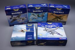 Corgi - Aviation Archive - five 1:72 scale models comprising DH Mosquito FB V1 No.