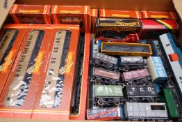 Various makers '00' gauge - twelve passenger coaches and Mail Coach (six boxed) and twenty items of