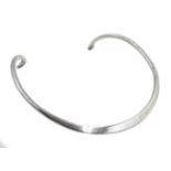 Georg Jensen silver Torque neck ring No.