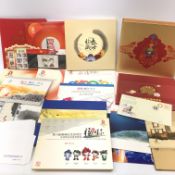 Collection of modern mint Chinese stamps including mint year sets,
