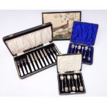 Cased set of silver teaspoons by Joseph Rodgers & Sons, Sheffield 1929,