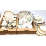 Collection of tableware including Spode 'Pearl River' pattern bowl and plate,