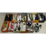 Collection of gents shoes including Converse Style trainers and others by Zabal, Psyco,