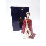 Royal Worcester 'Queen Elizabeth II' 80th Birthday figure with box Condition Report