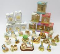 Beatrix Potter - eight Royal Albert figures, mostly boxed,