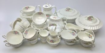 Royal Doulton Windermere pattern tea & coffee service comprising nine side plates,