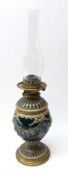 Victorian style oil lamp,