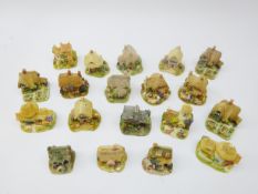 Nineteen Lilliput Lane Collectors Club 'Symbols of Membership' comprising sixteen boxed with deeds