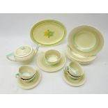 Susie Cooper banded tea set for four no.