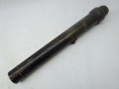 Early 20th century Ross variable power 3-9X brass gunsight telescope No.