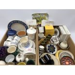 Collection of Hornsea pottery comprising a Concept vase, Oceana part dinner ware, Omega storage jar,