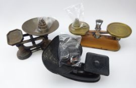 Three sets of kitchen scales,