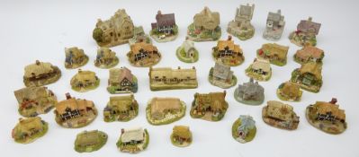 Thirty five Lilliput Lane British/English Collection all boxed with deeds