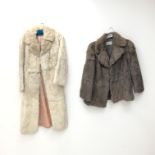 Two Coney fur coats,