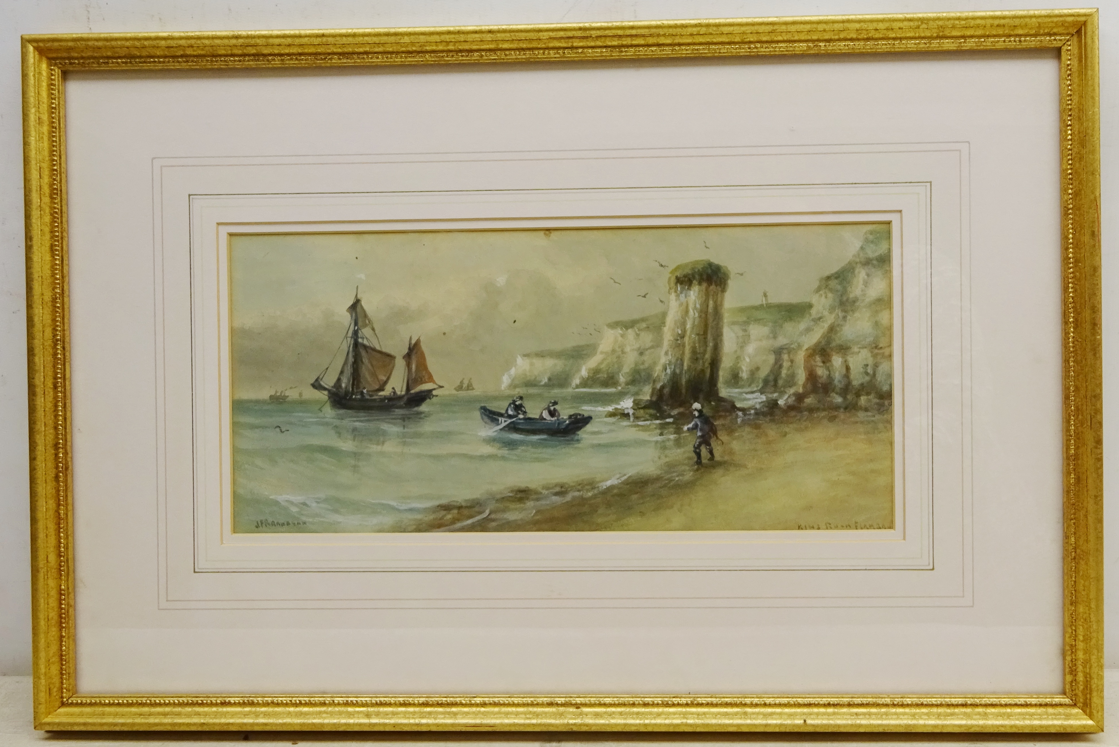 John Francis Branegan (British 1843-1909): 'King Rock Flamborough', - Image 2 of 2