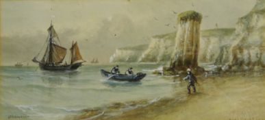 John Francis Branegan (British 1843-1909): 'King Rock Flamborough',