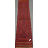 Meshwani red ground runner 250cm x 60cm Condition Report <a href='//www.