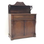 19th century mahogany chiffonier secretaire desk,