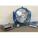 Clarke Air 3' barrel fan,