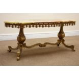 Onyx shaped coffee table, W106cm, H44cm, D45cm Condition Report <a href='//www.