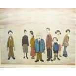 Laurence Stephen Lowry RA (Northern British 1887-1976): 'His Family',