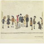 Laurence Stephen Lowry RA (Northern British 1887-1976): 'Group of Children',