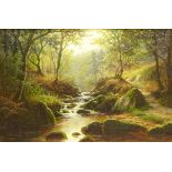 William Mellor (British 1851-1931): 'On the Wharfe' and 'Postforth Ghyll' Bolton Woods Yorkshire,