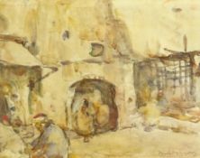 William (Fred) Frederick Mayor (Staithes Group 1866-1916): 'Street in Tangier',