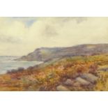 James Ulric Walmsley (British 1860-1954): Looking towards Robin Hood's Bay and Ravenscar,