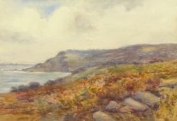 James Ulric Walmsley (British 1860-1954): Looking towards Robin Hood's Bay and Ravenscar,