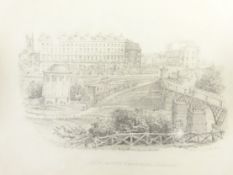 Henry Barlow Carter (British 1804-1868): 'Rotunda and Cliff Bridge Terrace Scarborough',