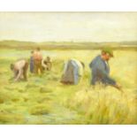 Attrib. Harry Becker (British 1865-1928): Workers in the Field,