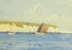 Ernest Dade (Staithes Group 1868-1935): Fishing Cobles off Flamborough,